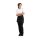 Whites Taillenschürze mit 2 Taschen - schwarz - 5 Schürzen - 750(B) x 373(L)mm
