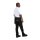 Whites Taillenschürze mit 2 Taschen - schwarz - 5 Schürzen - 750(B) x 373(L)mm