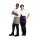 Whites kurze Bistro-Schürze - olivgrün - 5 Schürzen - 750(B) x 373(L)mm