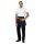 Southside kurze Bistroschürze Denim blau mit hellbraunen Bändern - 5 Schürzen