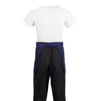 Whites Taillenschürze - marineblau - 5 Schürzen - 750(B)x373(L)mm