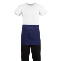 Whites Taillenschürze - marineblau - 5 Schürzen - 750(B)x373(L)mm