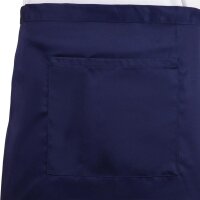 Whites Taillenschürze - marineblau - 5 Schürzen - 750(B)x373(L)mm