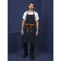 Southside Latzschürze Denim blau mit hellbraunen Bändern - 3 Schürzen