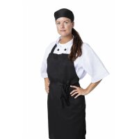 Nisbets Essentials Latzschürzen - schwarz - 4 Schürzen - 660(B) x 800(L)mm