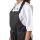 Nisbets Essentials Latzschürzen - schwarz - 4 Schürzen - 660(B) x 800(L)mm
