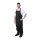 Nisbets Essentials Latzschürzen - schwarz - 4 Schürzen - 660(B) x 800(L)mm