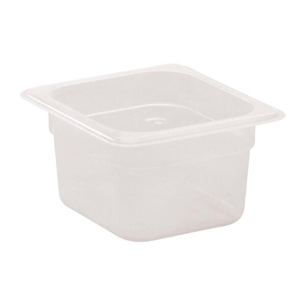 Cambro Polypropylen GN 1/6 Gastronorm-Behälter - 100mm - 4 Behälter