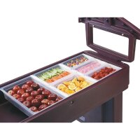 Cambro Polypropylen GN 1/3 Gastronorm-Behälter - 100mm - 4 Behälter