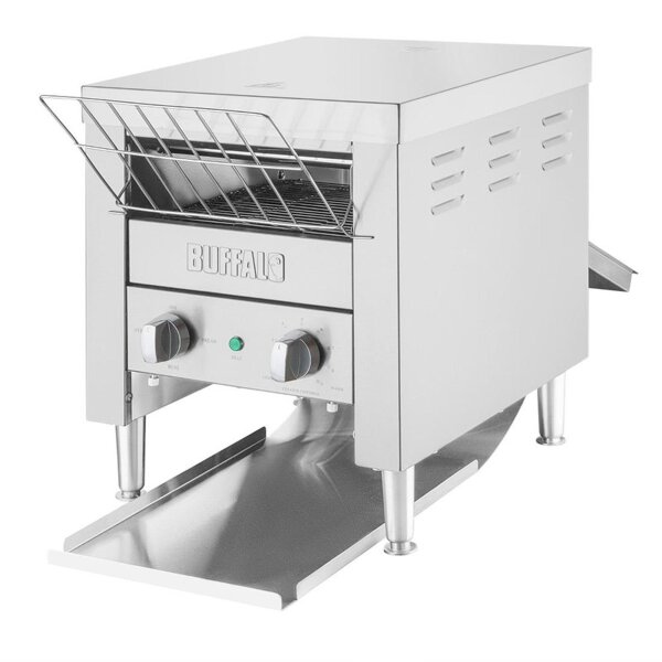 Buffalo Doppel-Scheiben Förderband-Toaster - Edelstahl - 2,6 kW