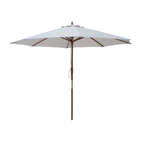 Bolero Runder Sonnenschirm - Grau - Durchmesser 3 Meter