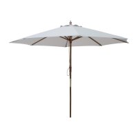 Bolero Runder Sonnenschirm - Grau - Durchmesser 3 Meter