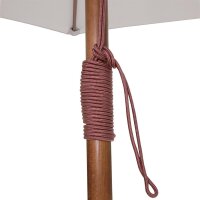 Bolero Runder Sonnenschirm - Grau - Durchmesser 3 Meter