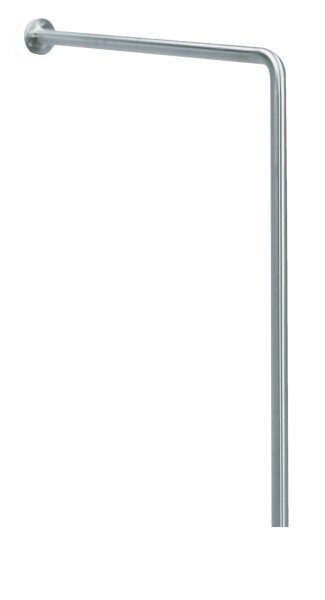 MediQo-line Wand - Bodenhaltegriff Einbau - Edelstahl