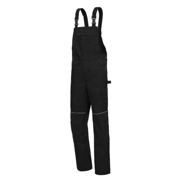 Arbeitshose Nitras Motion Tex Light Latzhose | schwarz | 245 g/qm | Gr.60
