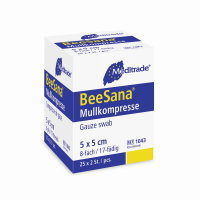 BeeSana Mullkompressen - steril - saugfähig - 8 - fach - verschiedene Größen