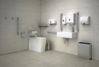 PlastiQLine 2020 - Toilettenpapierspender - kernlose Rollen - schwarz
