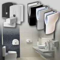PlastiQLine 2020 - Toilettenpapierspender - Standard Rollen - schwarz