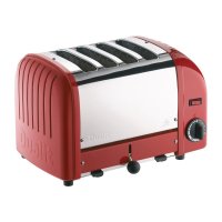 Dualit Toaster 40353 - rot - 4 Schlitze - Ausziehbare...