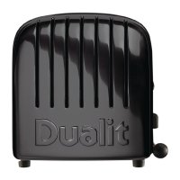 Dualit Toaster 60145 - schwarz - 6 Schlitze  - Ausziehbare Krümelschale