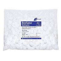 4000 BeeSana Mulltupfer - 20-fädig - 100 % Baumwolle - unsteril - 10 x 10 cm