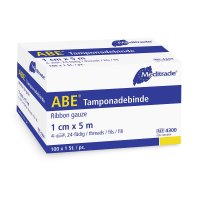ABE Tamponadebinden - 100 % Baumwolle - EN 14079 - steril