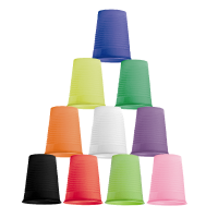 3000 Mundspülbecher Unigloves - Kunststoff - verschiedene Farben - Kunststoffbecher