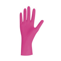 1000 Unigloves Magenta Pearl Nitrilhandschuhe - pink - puderfrei - Gr. XS - XL - Einmalhandschuhe
