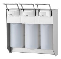MediQo-line Desinfektionsspender TRIO - Edelstahl - 500 ml - Seifenspender