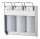 MediQo-line Desinfektionsspender TRIO - Edelstahl - 500 ml - Seifenspender