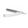 Rasiermesser mit Kunststoffgriff - weiß - Klinge Edelstahl
