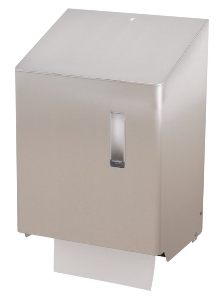 SanTRAL Papierhandtuchspender - Edelstahl - automatic - abschließbar