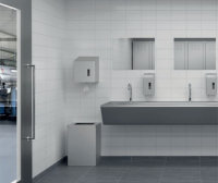 SanTRAL Toilettenrollenspender - für 1 Standard Rolle - Edelstahl