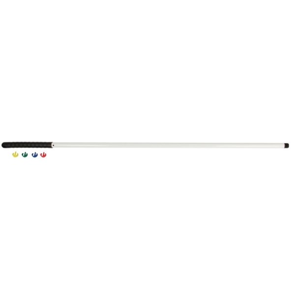 Jantex Clipex Stiel mit Farbclips 137cm + Moppkopf oder Besenkopf 30 cm