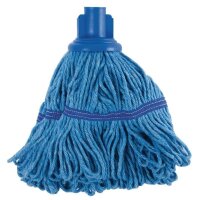 Jantex Clipex Stiel mit Farbclips 137cm + Moppkopf oder Besenkopf 30 cm
