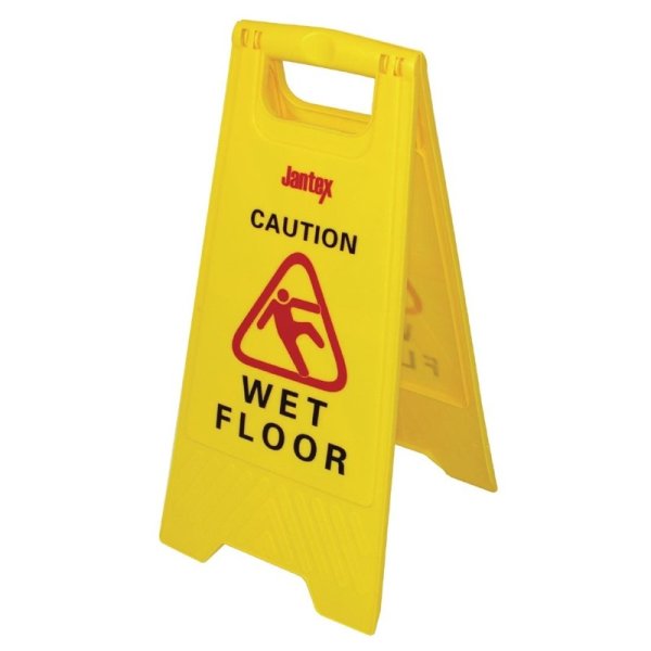 Jantex Warnschild "Wet floor" - Kunststoff - 64 cm hoch