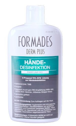 FORMADES Händedesinfektion Derm Plus - 20 x 150 ml - Kittelflaschen