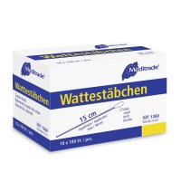 Wattestäbchen - 15 cm - Holzgriff - unsteril - versch. Ausführungen