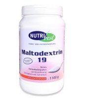 Nutribest Maltodextrin 19 - reines Kohlenhydratpulver - 1100 g oder 4500 g