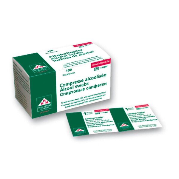 2000 Unigloves Alkoholtupfer - 30 x 30 mm - Tupfer
