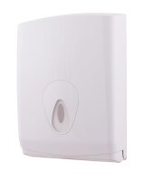 4 PlastiQline Papierhandtuchspender MIDI - Kunststoff - weiß - Handtuchspender