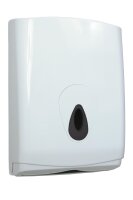 4 PlastiQline Papierhandtuchspender MIDI - Kunststoff - weiß - Handtuchspender