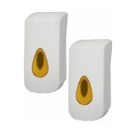 2 PlastiQline Seifenspender - 900 ml - Kunststoff -...