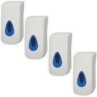 4 PlastiQline Seifenspender - 900 ml - Kunststoff -...