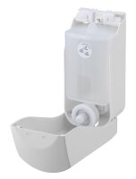 2 PlastiQline Schaumseifenspender - 400 ml - Kunststoff - weiß - Seifenspender