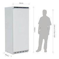 Polar Serie C Kühlschrank | weiß | 600L | Edelstahl