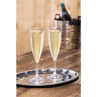12 BBP Champagnergläser CE-markiert | 20cl | Kunststoffgläser