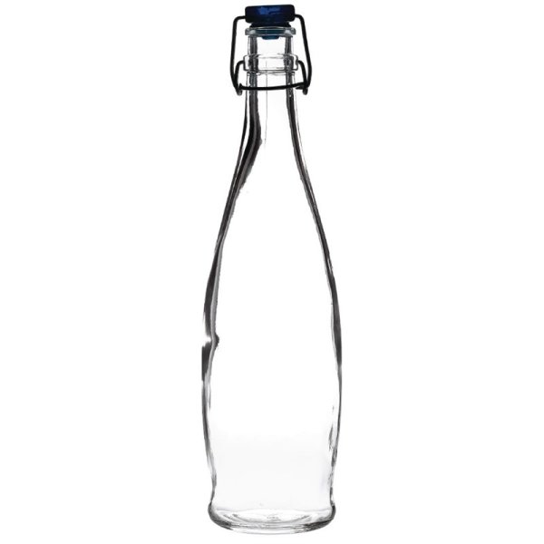 6 Artis Glasflaschen mit Bügelverschluss | 1L | Glas