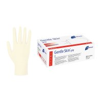 100 Latex-Handschuhe Gentle Skin Grip - puderfrei - natur...