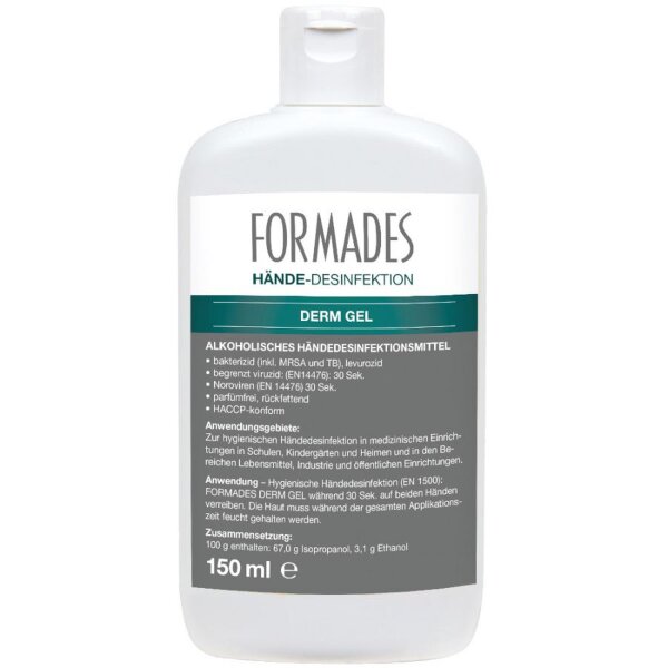 Formades Händedesinfektion Derm Gel - Handdesinfektion - 20 x150 ml